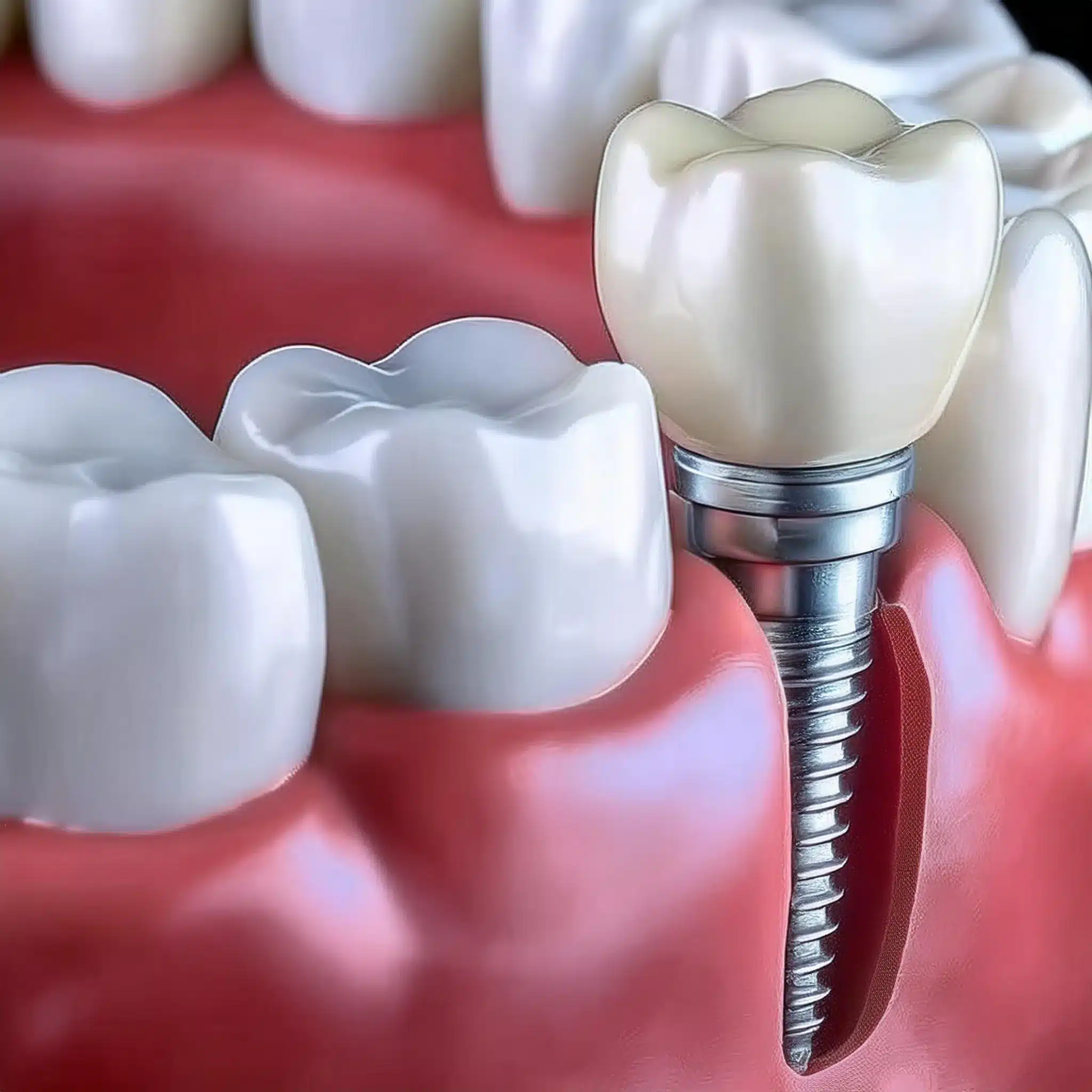 Delayed loading dental implants