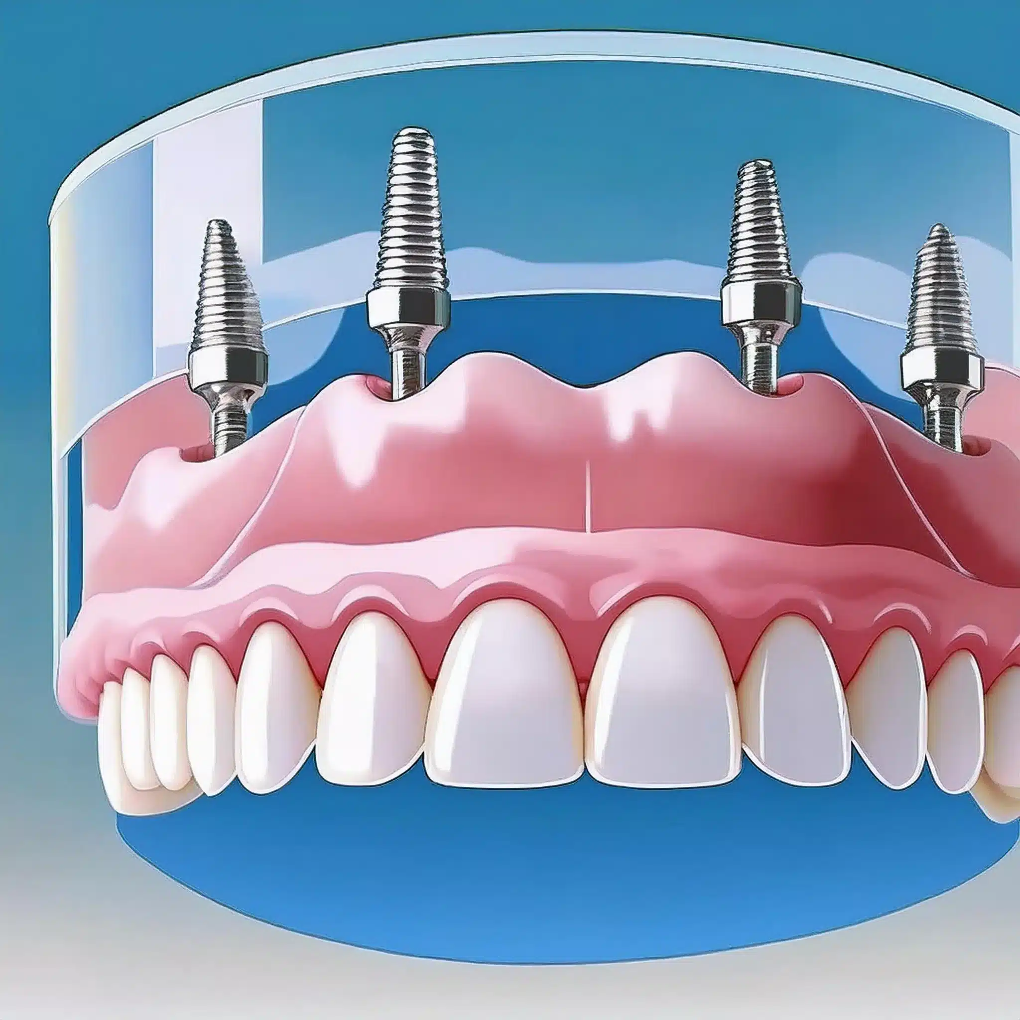 Pterygoid dental implants