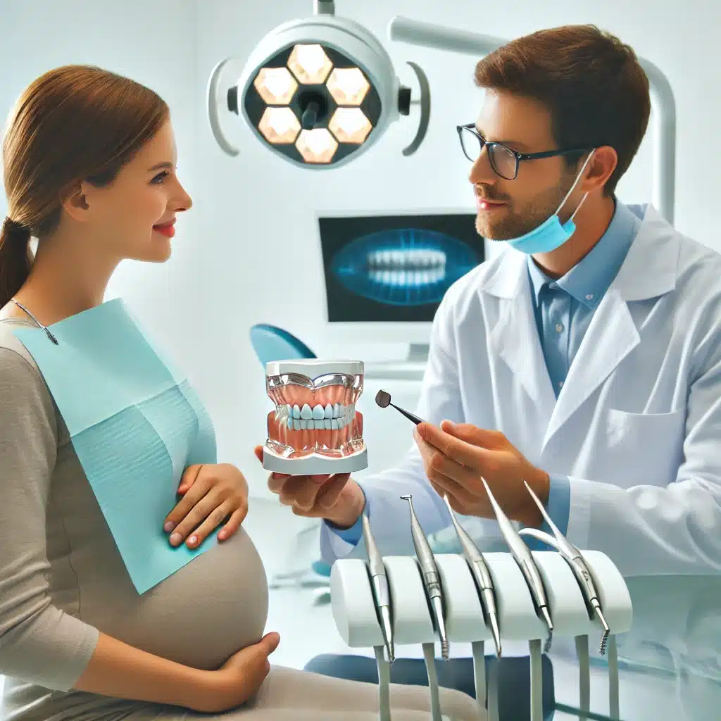 Dental implants and pregnant women