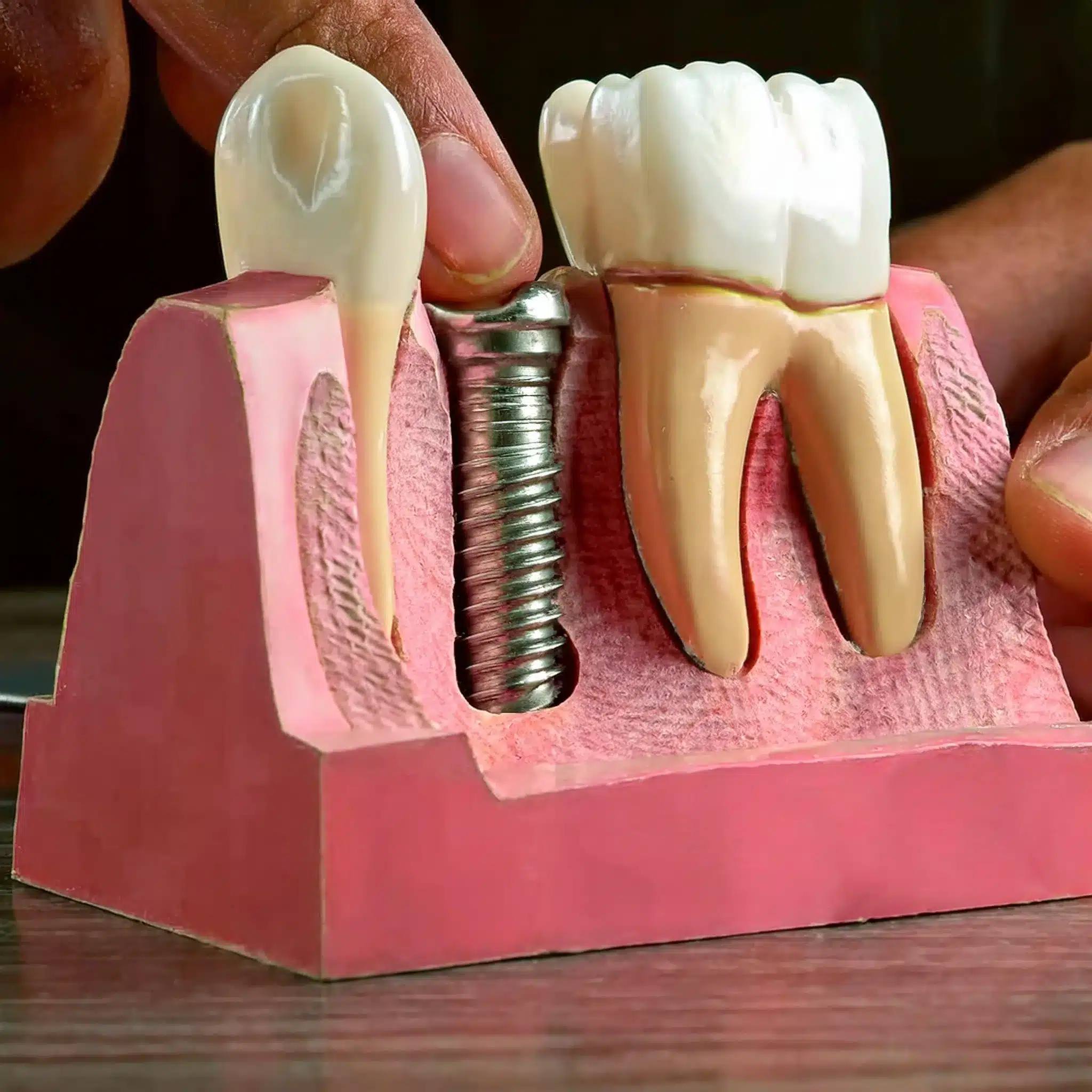 3D plan of dental implants