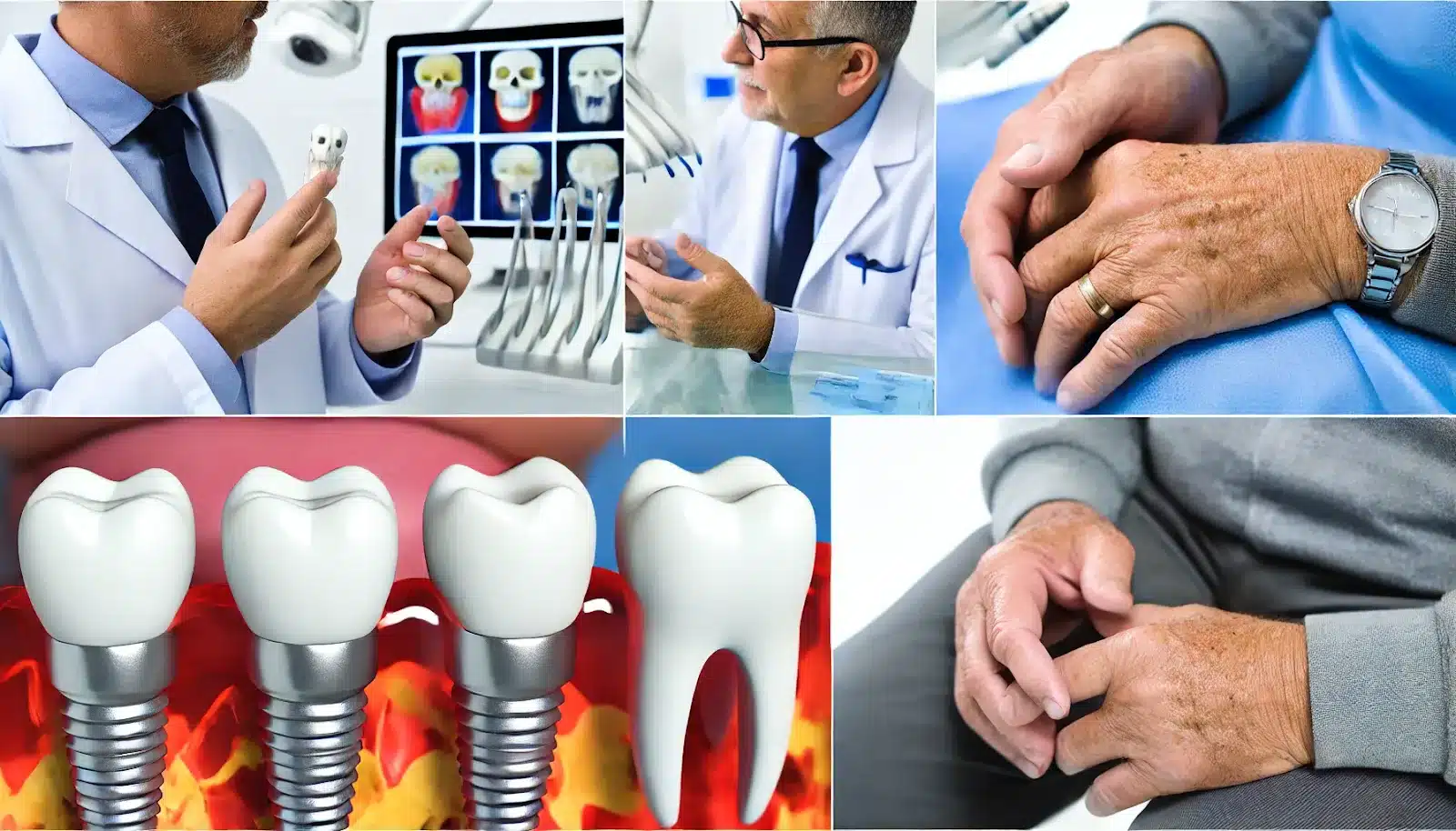 The effect of arthritis at dental implants