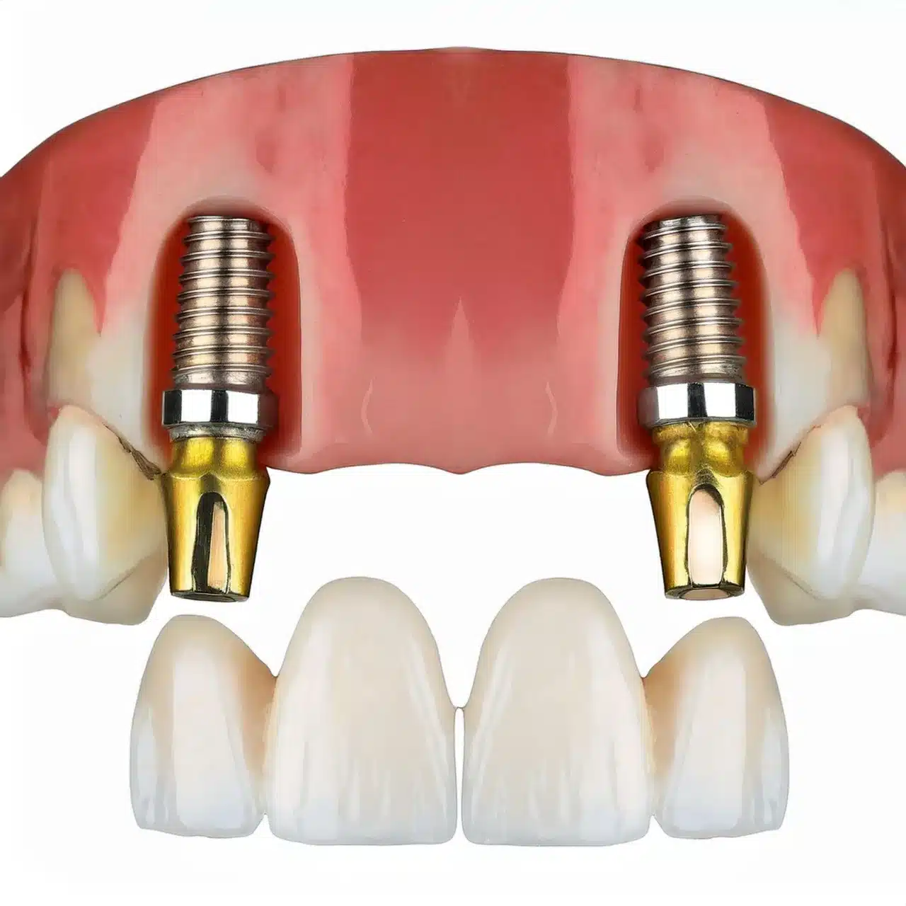 Multiple dental implants