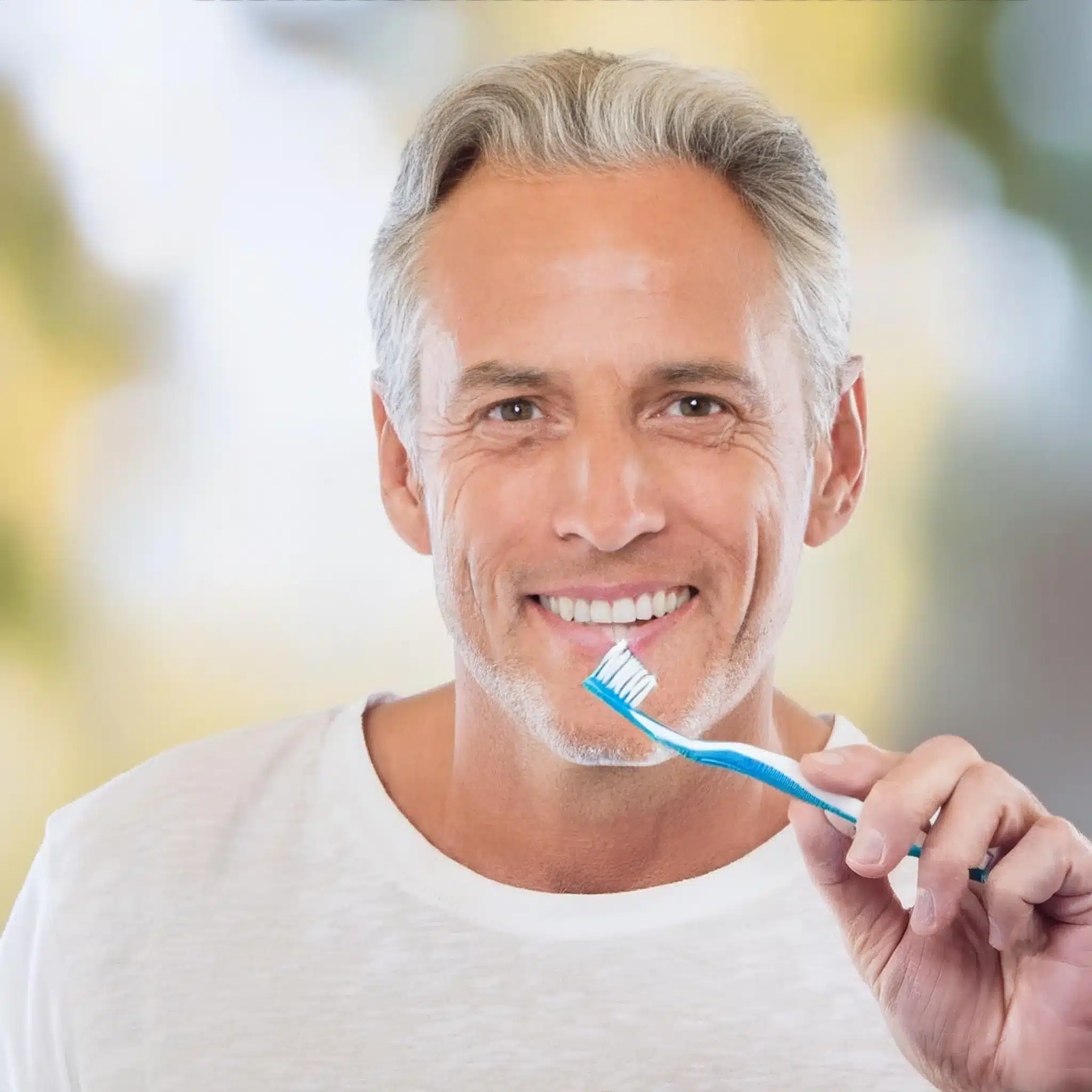 Maintenance of dental implants by seniors