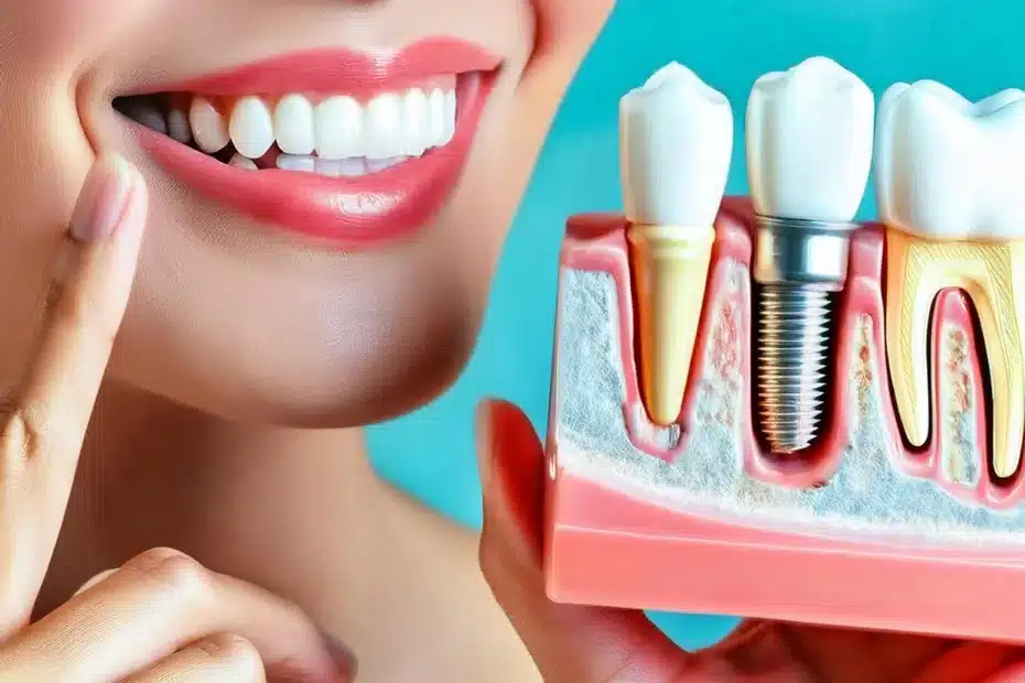 Firefly Generate a 3d and a realistic photo of benefits of dental implants. 4989