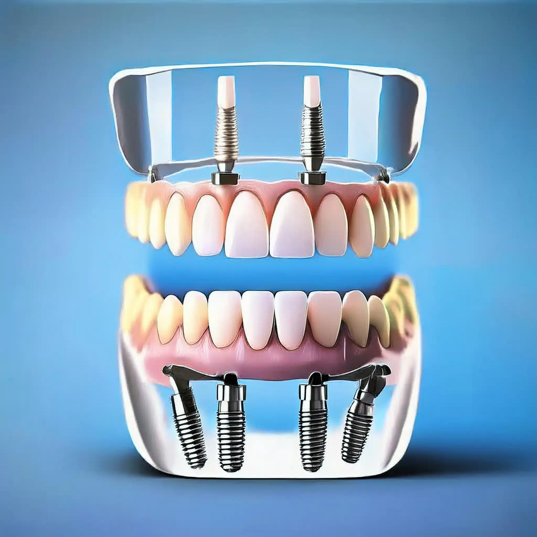 Firefly Generate a realistic and 3D photo of all on 6 dental implants. 84735