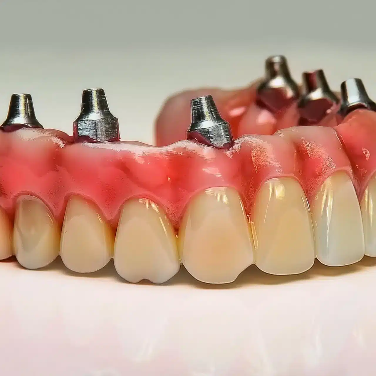 Example of all on 4 dental implants material