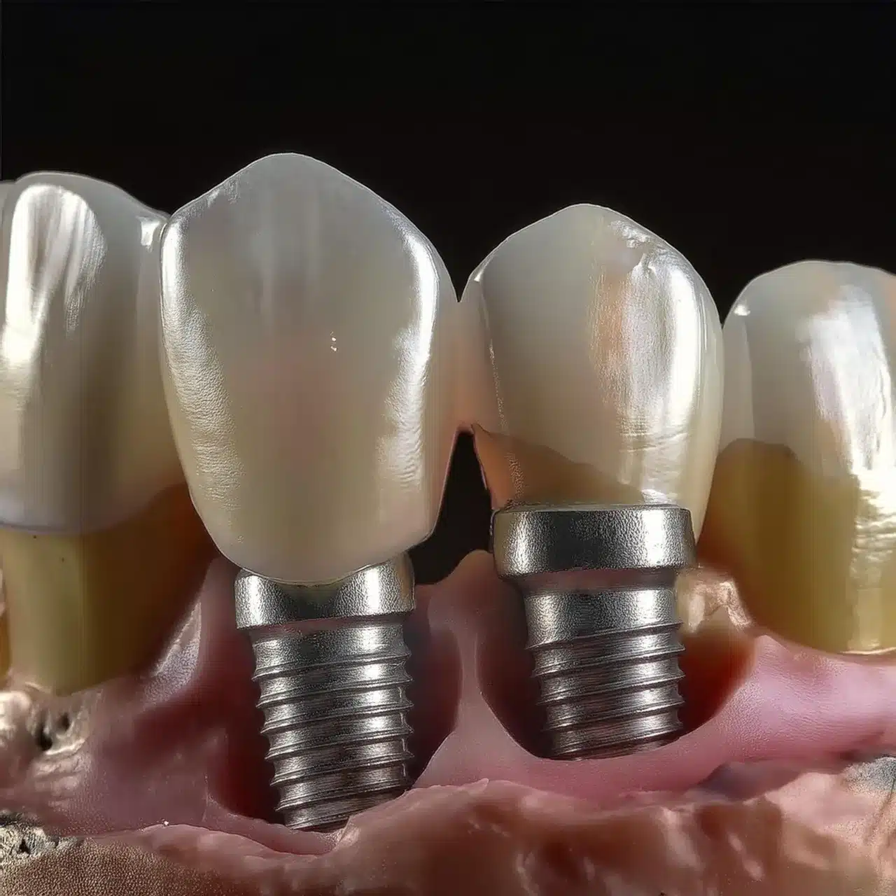 How are all on 4 dental implants placed?