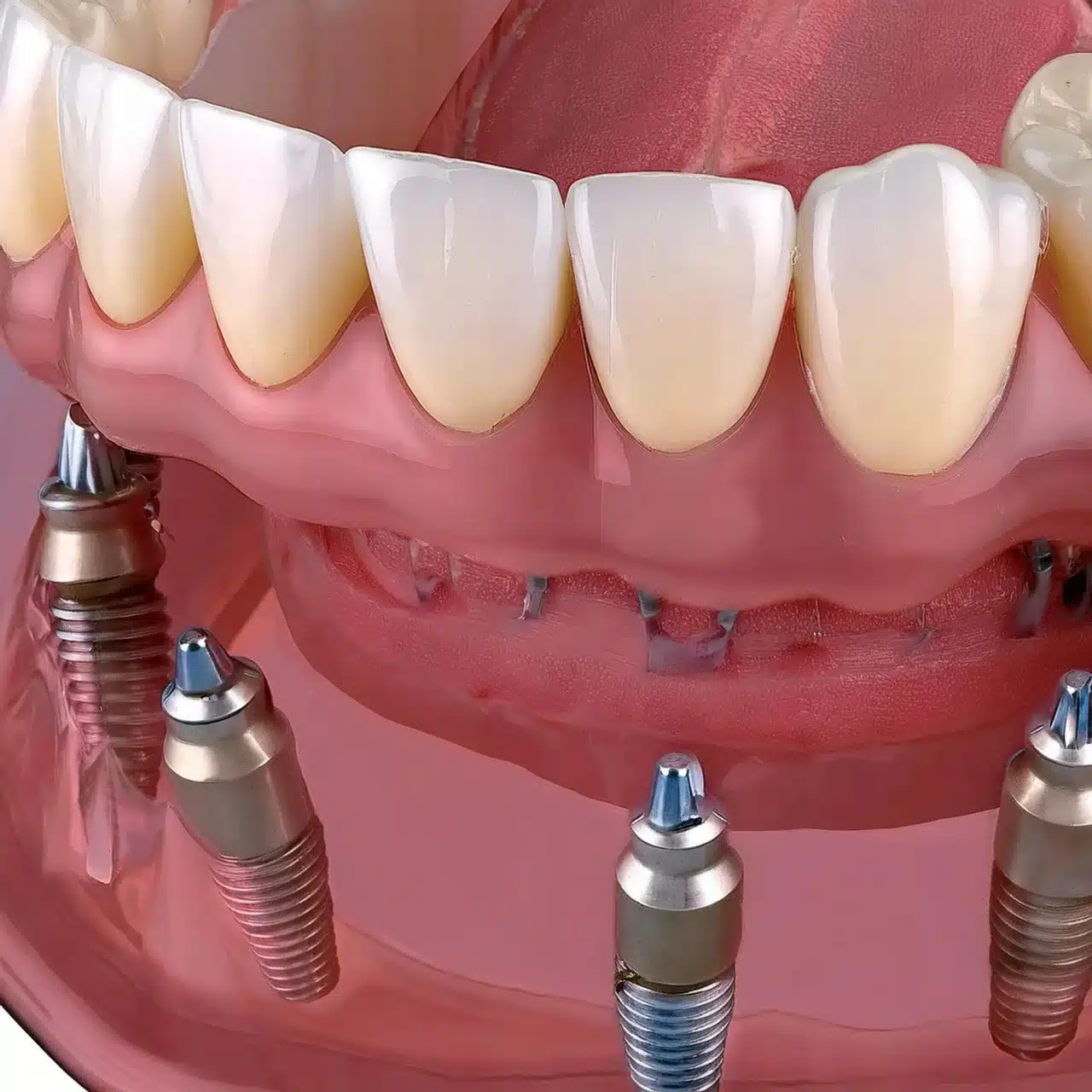 The placement of immediate all on 4 dental implants