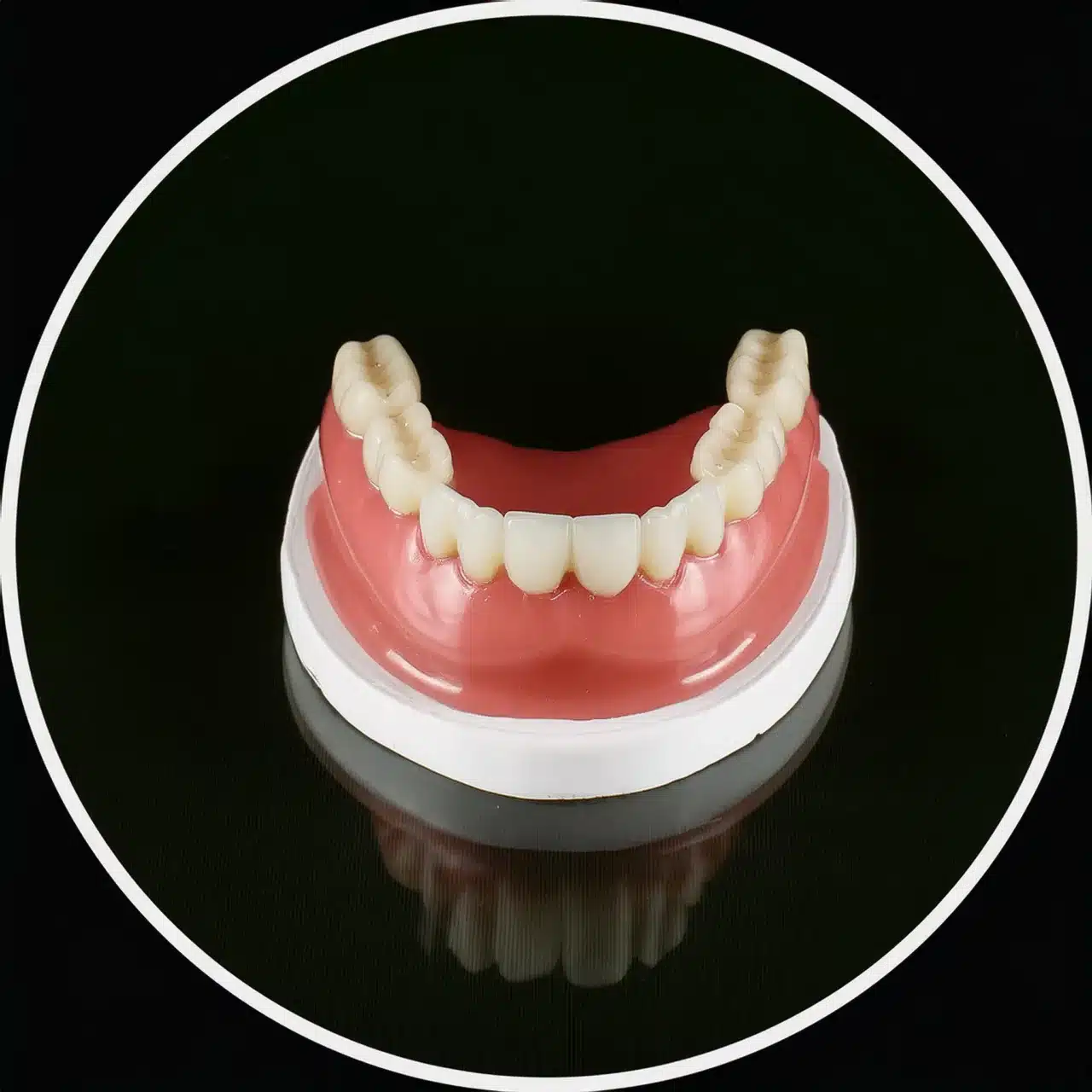 Example of All-on-8 dental implants