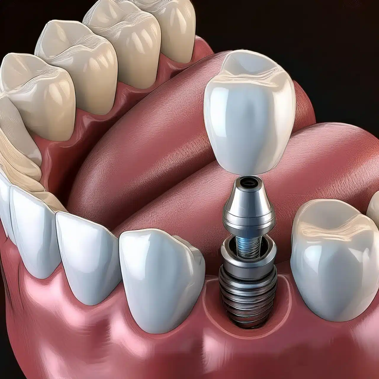 Tutti su 6 impianti dentali