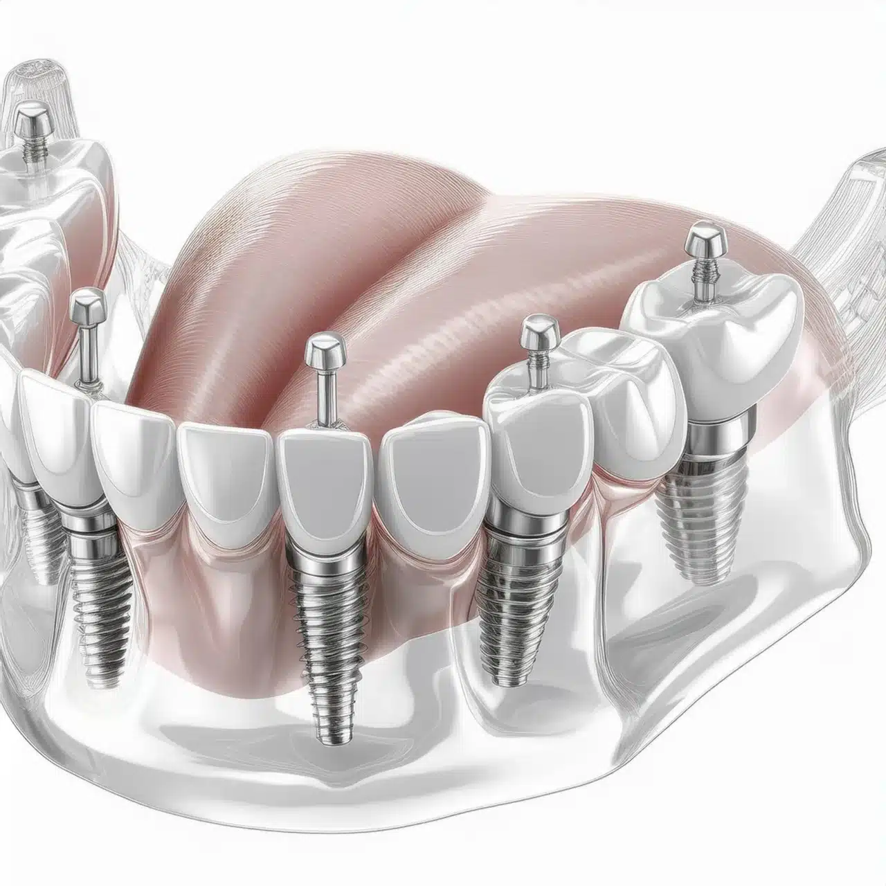 Tutti su 6 impianti dentali