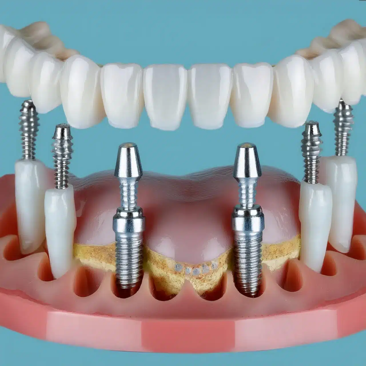 Tutti su 6 impianti dentali